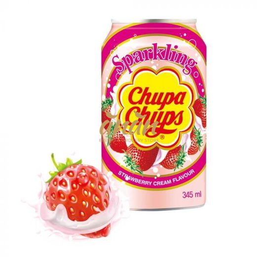 Chupa Chups Drink Strawberry 345ml.