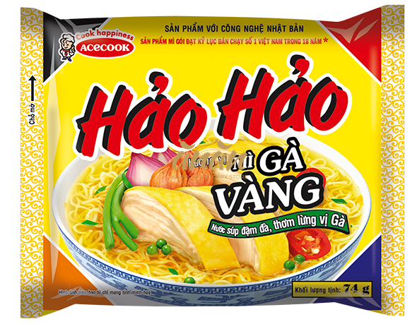 HaoHao Noodle - Kuracie Instantné Rezance 75g.