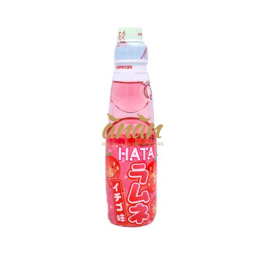 Hata Ramune Strawberry Soda 200ml.