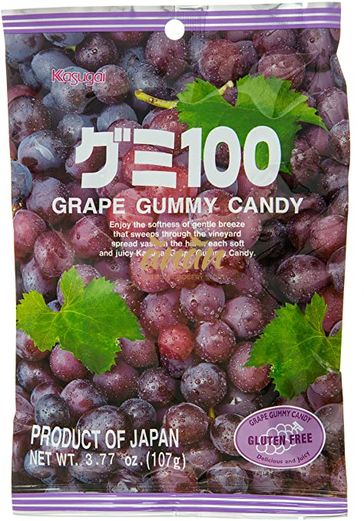Kasugai Gummy Candy Grape 107g.