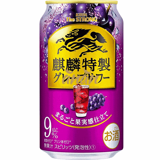 Kirin The Strong Prime Sour Juicy Grape Alc. 9% 350ml.