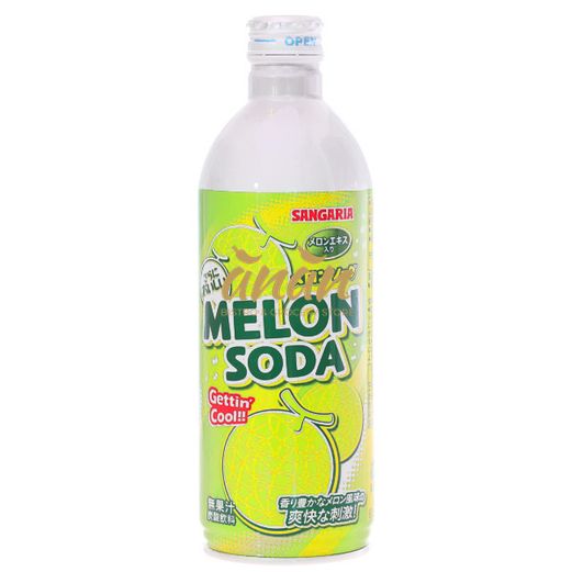 Melon Soda Drink Bottle 500ml.