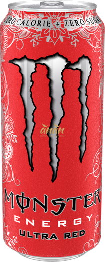 Monster Ultra Red bez cukru 500ml.