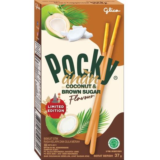 Pocky Coconut Brown Sugar 37g.