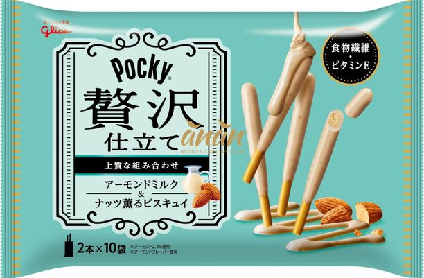 Pocky Zeitaku-Shitate Almond Milk 85g.